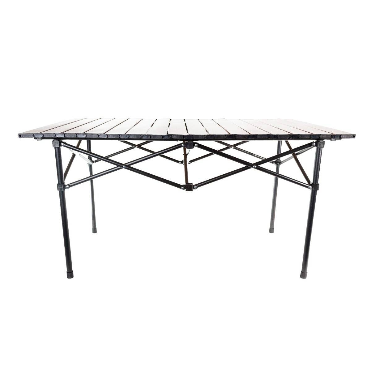 Tavolo da campeggio pieghevole Platinet con piano arrotolabile, 93 cm, tavolo da esterno leggero-1