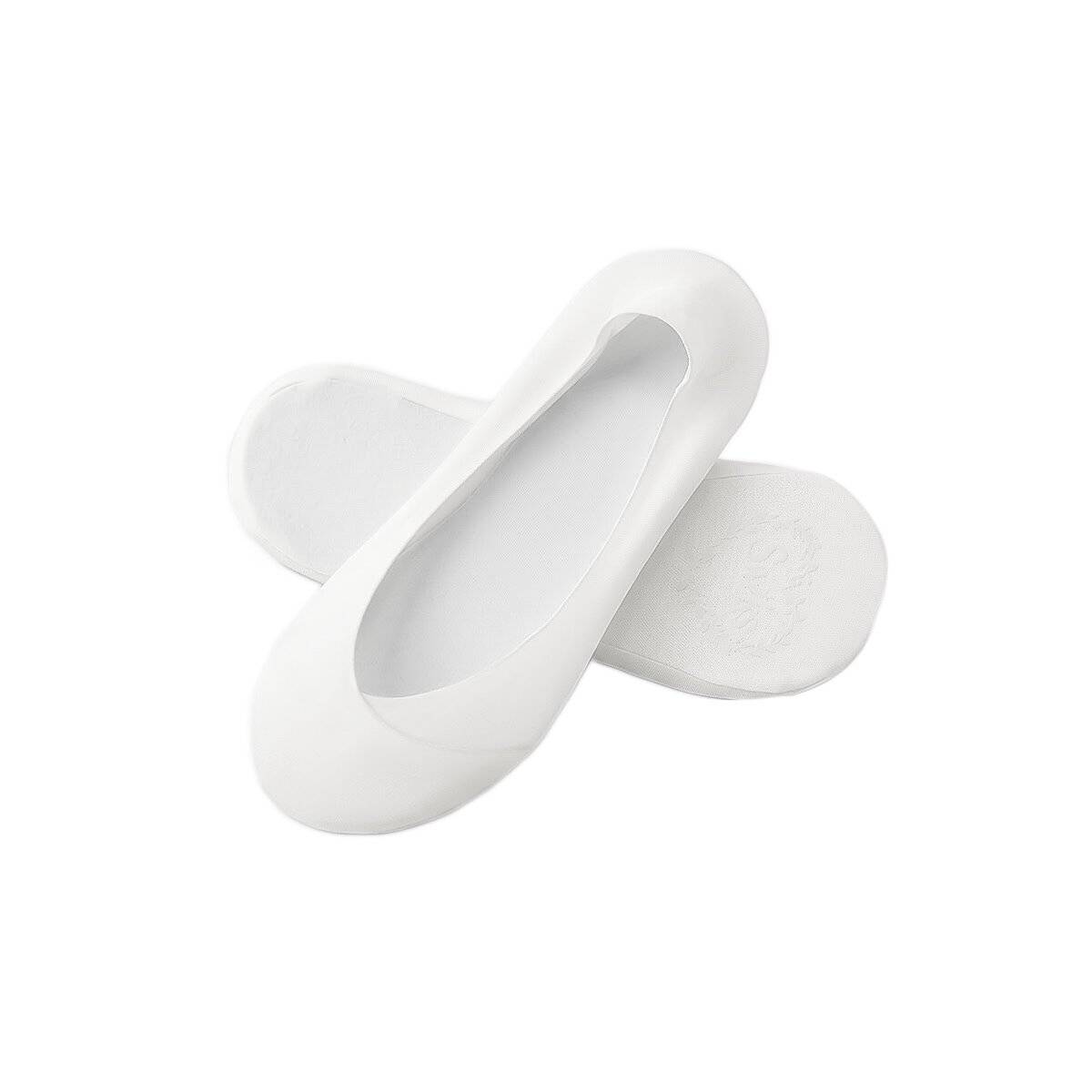 1 paio di calzini da donna, taglia unica, con protezione in silicone sul tallone - traspiranti e antiscivolo-1