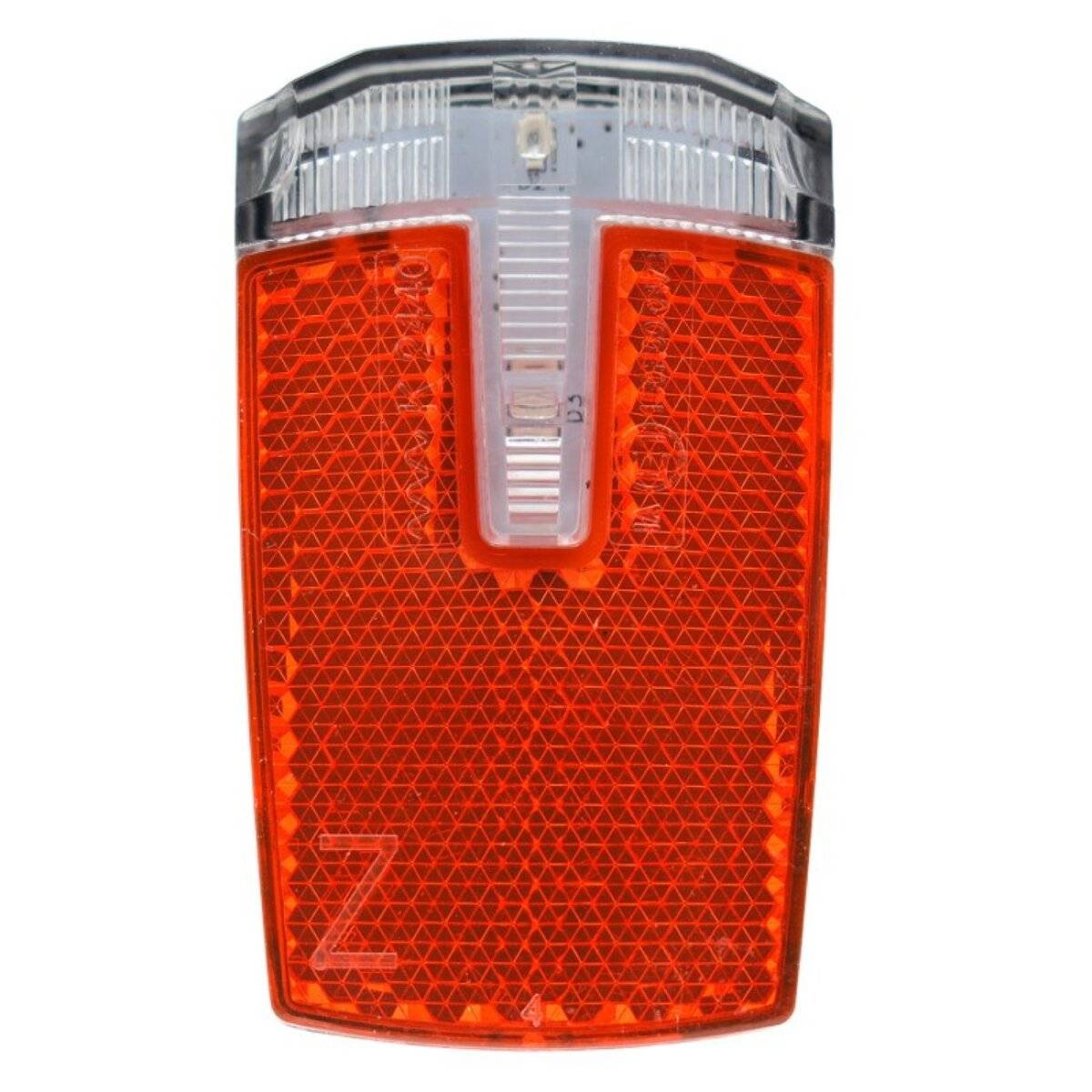 Fanale posteriore a dinamo per bicicletta elettrica con catarifrangente e omologazione StVZO, 8 candele-2