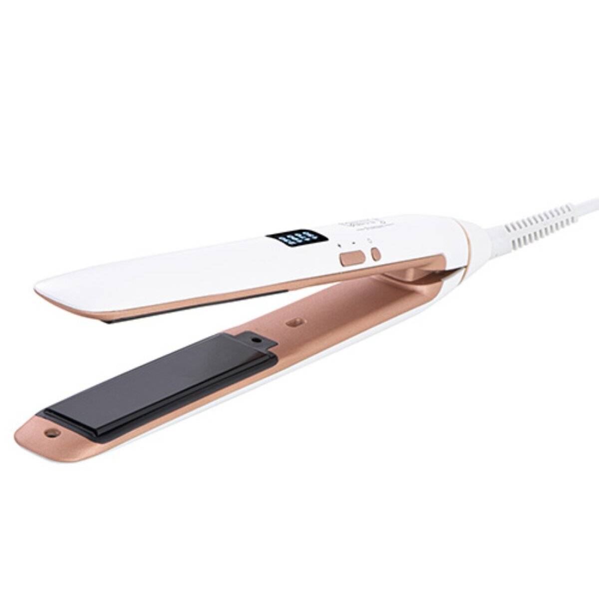 Piastra per capelli Camry CR 2322 con rivestimento in ceramica - 150°C - 230°C, con display LCD-1