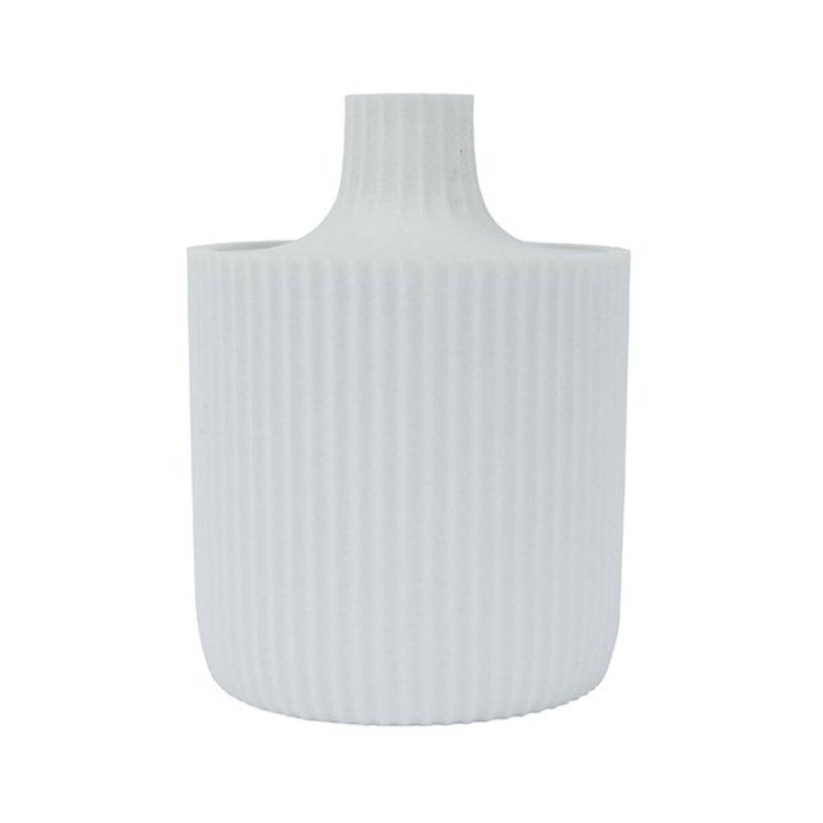 Scatola portaoggetti Samos - Organizer da bagno con coperchio, colore bianco-0