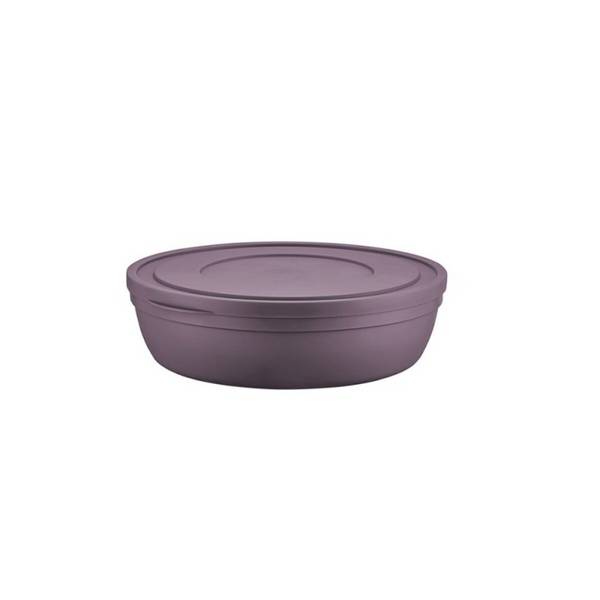 Contenitore piatto con coperchio, 1,0 l - salvaspazio e versatile, viola