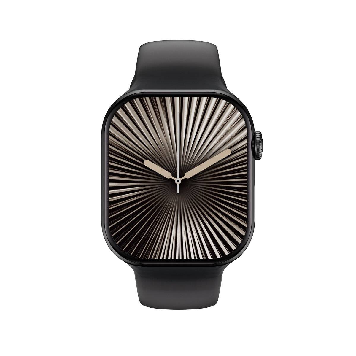Smartwatch Platinum AMOLED da 1,85 pollici con Bluetooth e fitness tracker, colore nero.-1