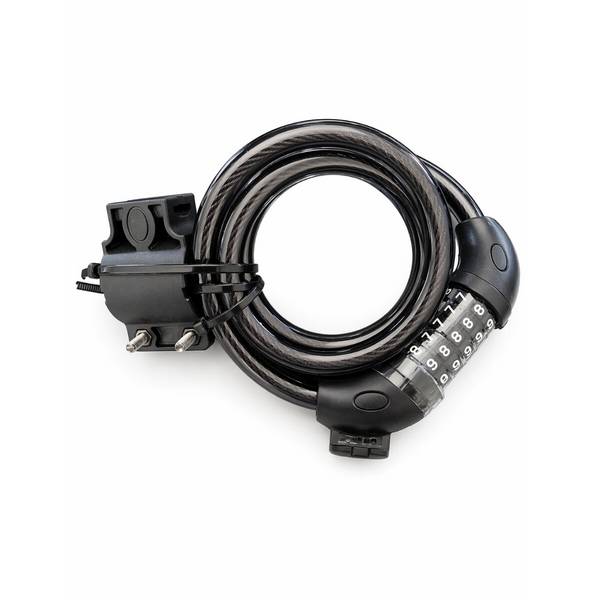 Lucchetto per bicicletta, lucchetto a combinazione, lucchetto a cavo con combinazione numerica, 8 x 1500 mm