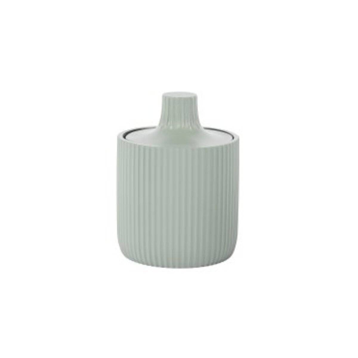Scatola portaoggetti Samos - Organizer da bagno con coperchio, verde menta-0