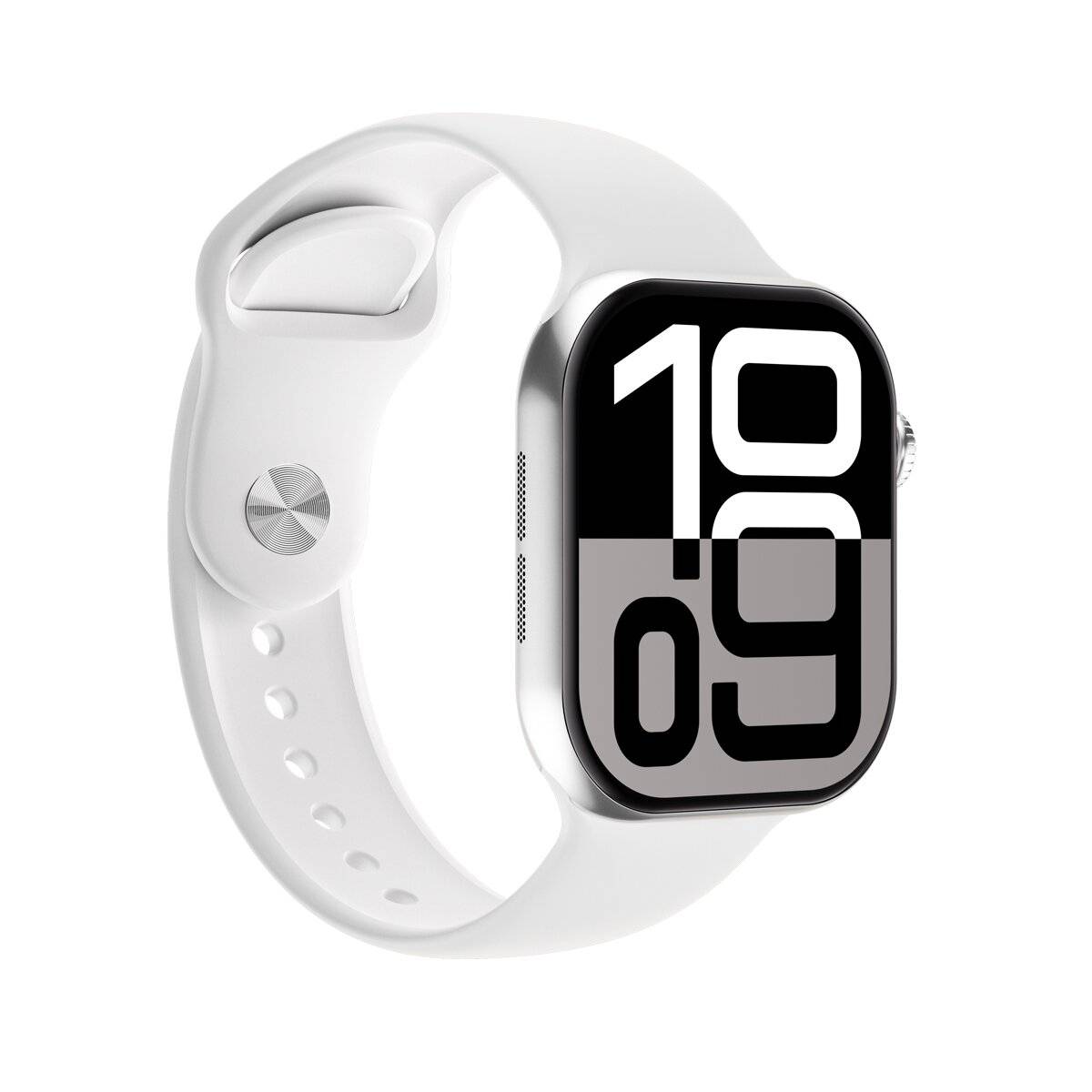 Smartwatch Platinum AMOLED da 1,85 pollici con Bluetooth e fitness tracker, colore argento.-3