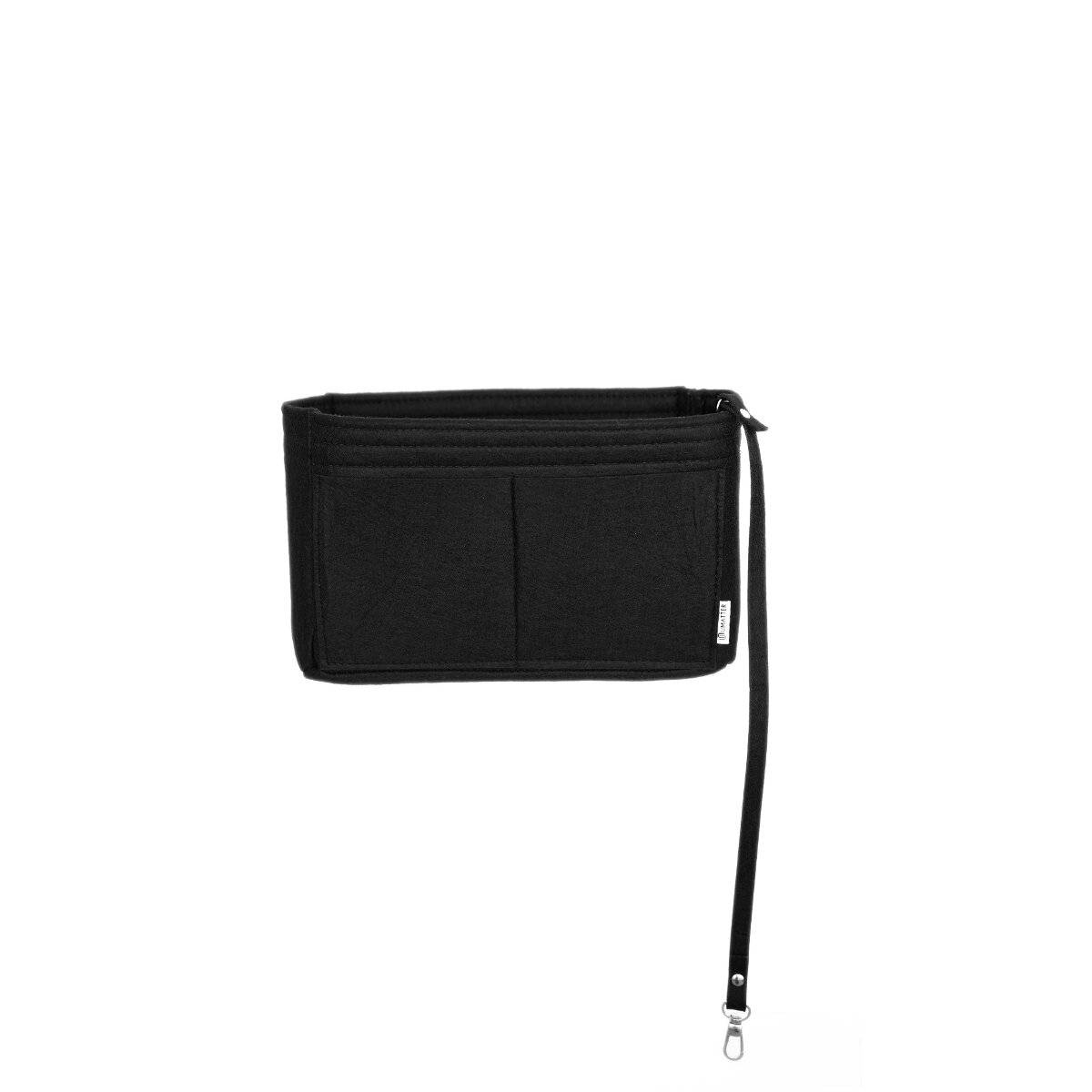 Inserto organizer in feltro per borse con scomparti, nero, taglia S-2