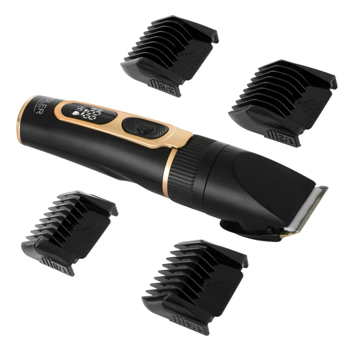 Tosatrice per animali domestici Adler AD 2849 con display a LED - Set per la toelettatura degli animali-3