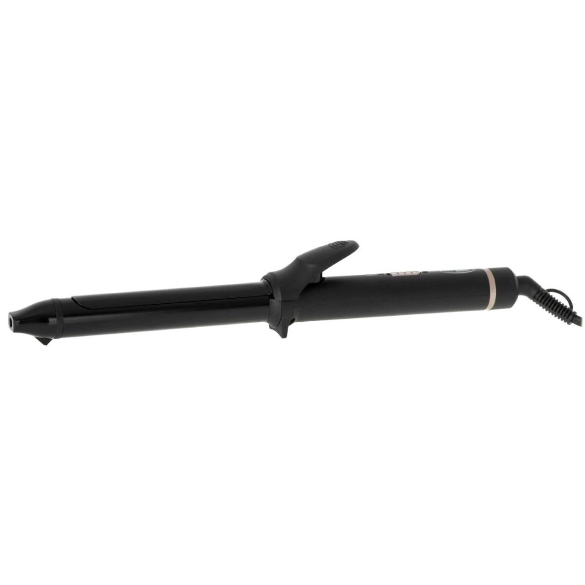 Ferro arricciacapelli Adler AD 2115 con rivestimento in ceramica, clip e cavo girevole - Nero-Oro-3