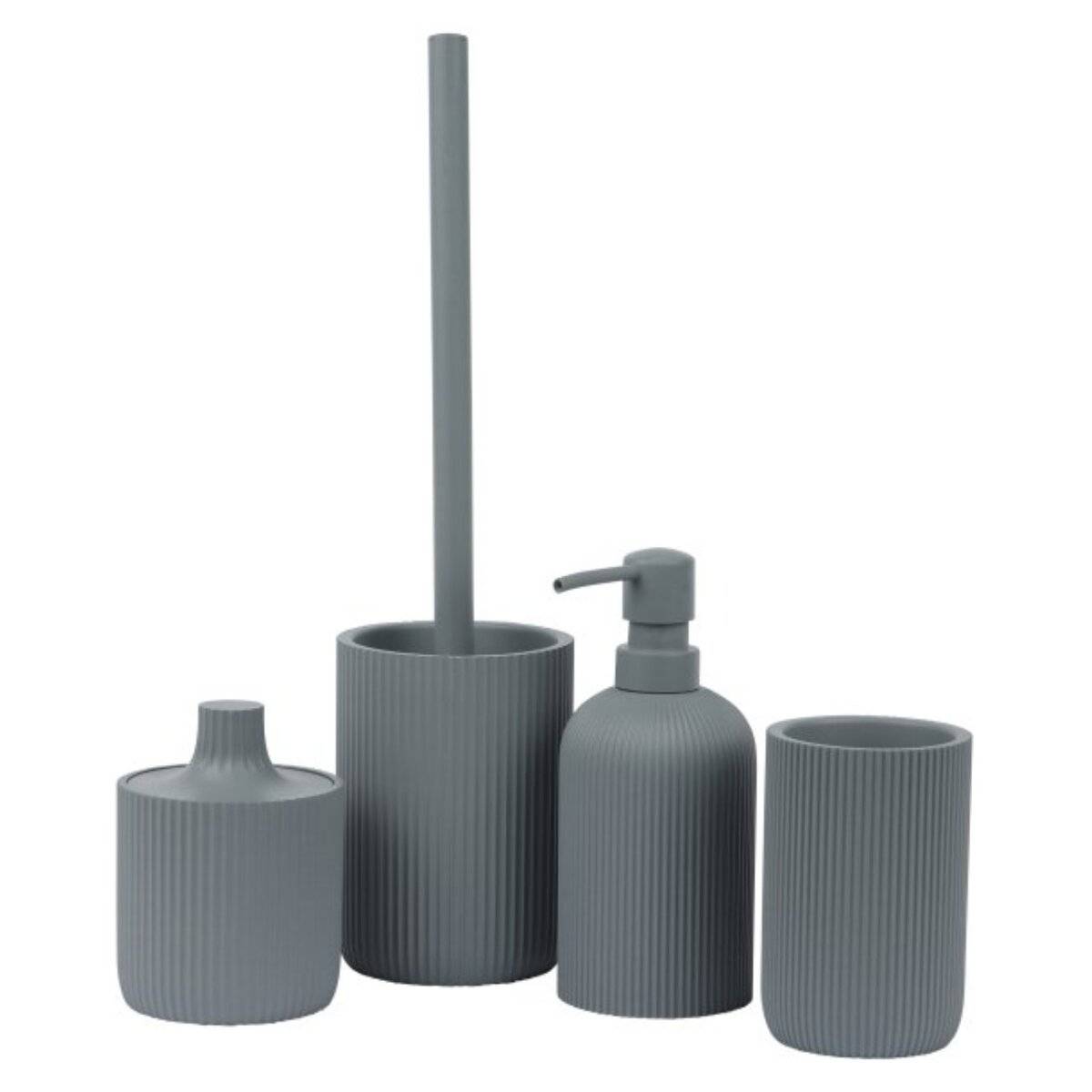 Dispenser di sapone Samos 330 ml - Accessori per bagno e cucina, grigio-3