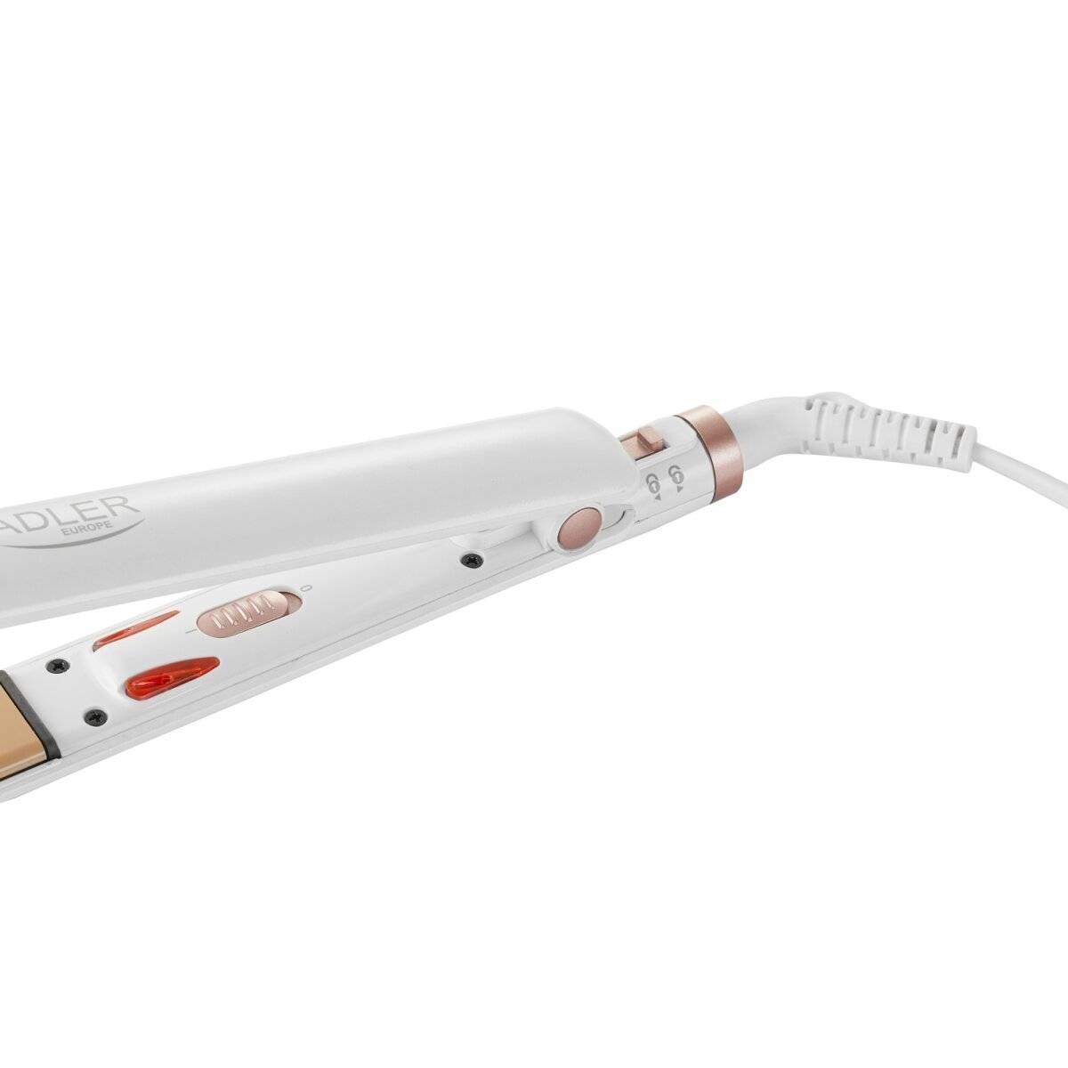 Piastra per capelli Adler AD 2317 con piastre in ceramica, ideale per viaggi e uso quotidiano, 200W-3