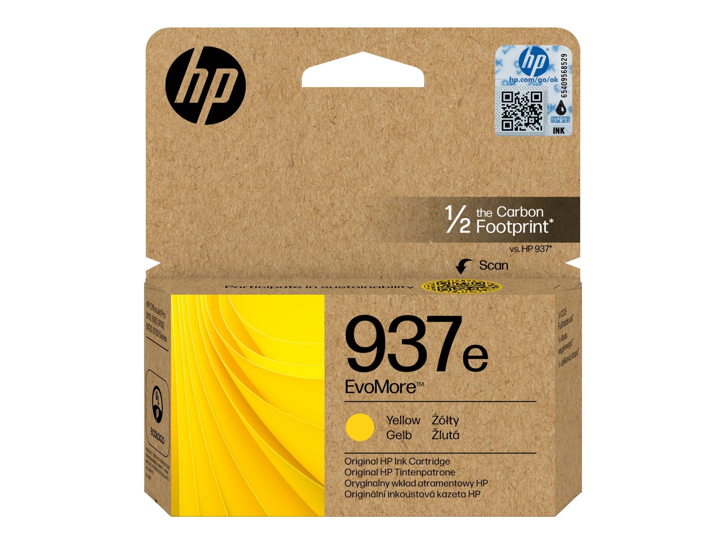 HP 937E EVOMORE YELLOW - EN/DE/PL/CZ INK-0