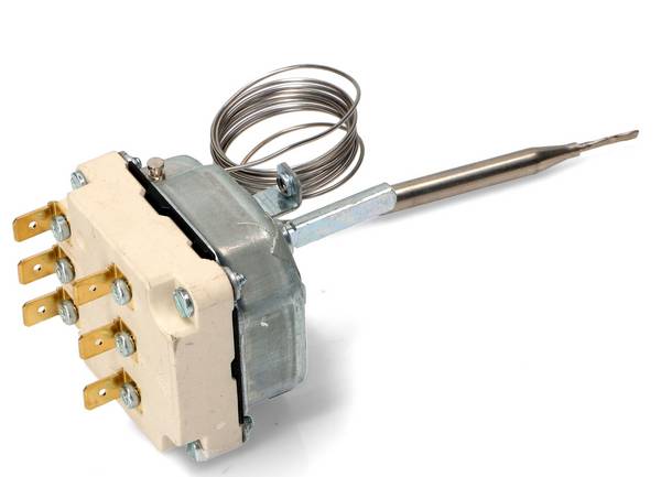 TERMOSTATO FRIGGITRICE 60°-200°C EGO 55.34032.030 6 CONTATTI TRIFASE