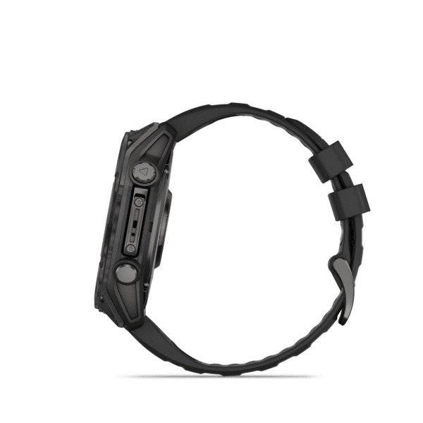 Garmin Fenix 8, 51mm, Sapphire Amoled, Carbon Gray Dlc Titanium Con Cinturino Black-5