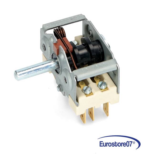 COMMUTATORE FORNO PROFESSIONALE EGO 49.22015.700 2 posizioni. Alberino: 23mm.
