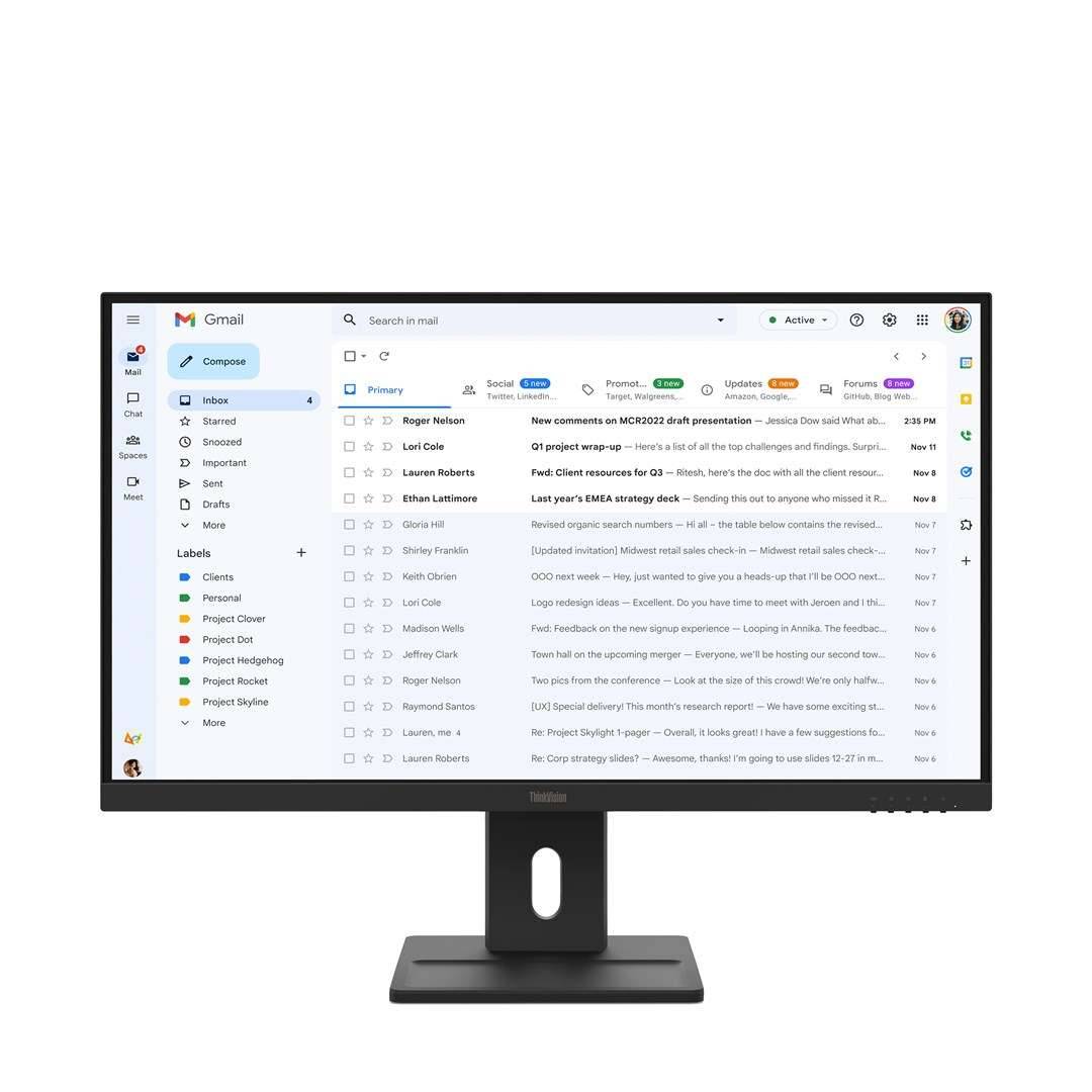 Lenovo ThinkVision E27-40 Monitor PC 68.6 cm (27) 1920 x 1080 Pixel Full HD LCD Nero-0
