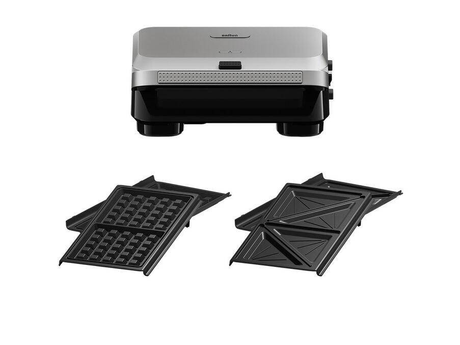 Braun SnackMaker 5 SM5005 tostiera 800 W Argento-0