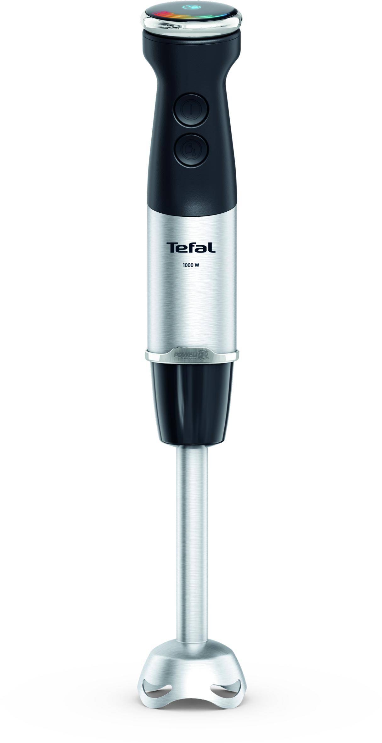 Tefal Quickchef+ HB671830 frullatore Frullatore ad immersione 1000 W Nero, Acciaio inox-0