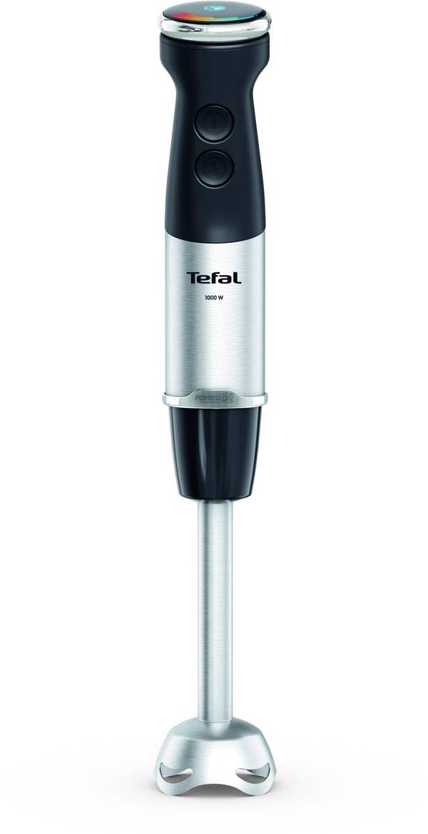 Tefal Quickchef+ HB671830 frullatore Frullatore ad immersione 1000 W Nero, Acciaio inox
