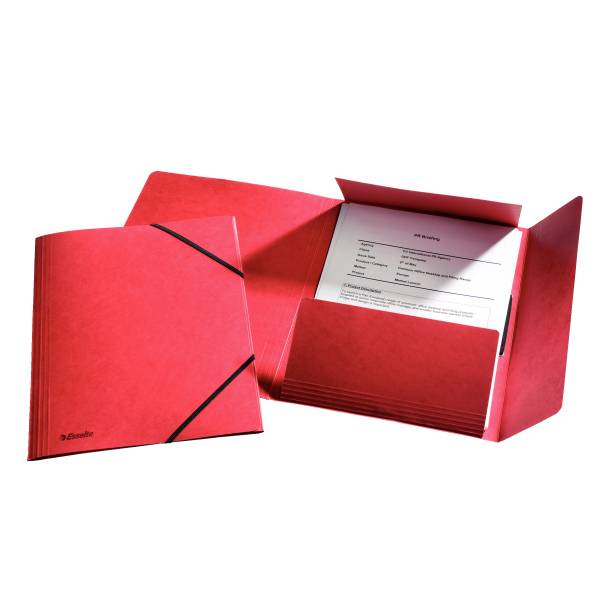 Esselte 1326515 cartella Cartoncino Rosso A4-0