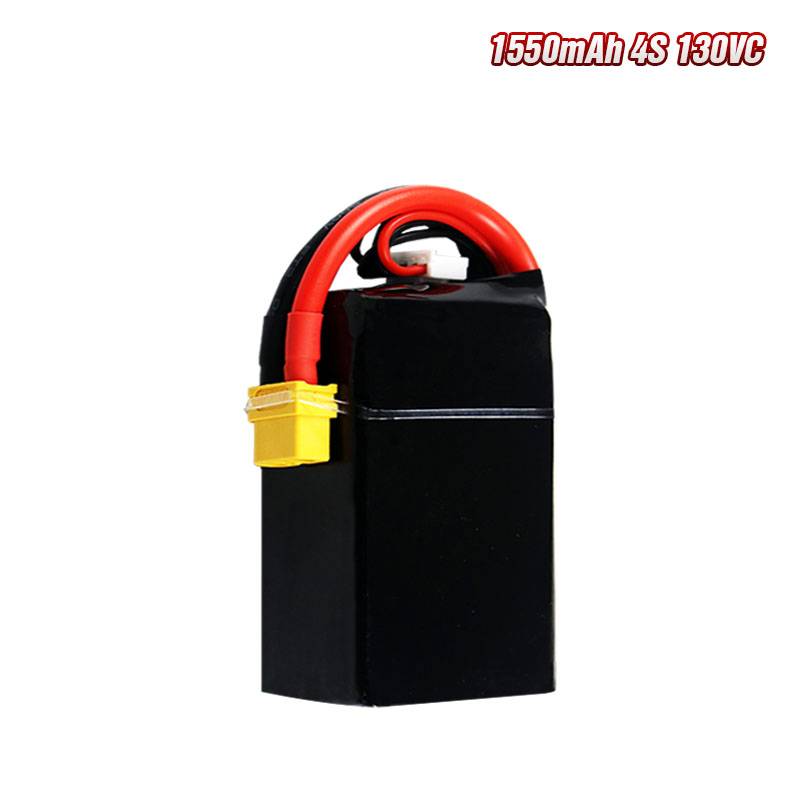 EXTRALINK LIPO BATTERY 1550MAH 4S WITH XT60 130C FOR FPV DRONES, RC WEHICLES-0