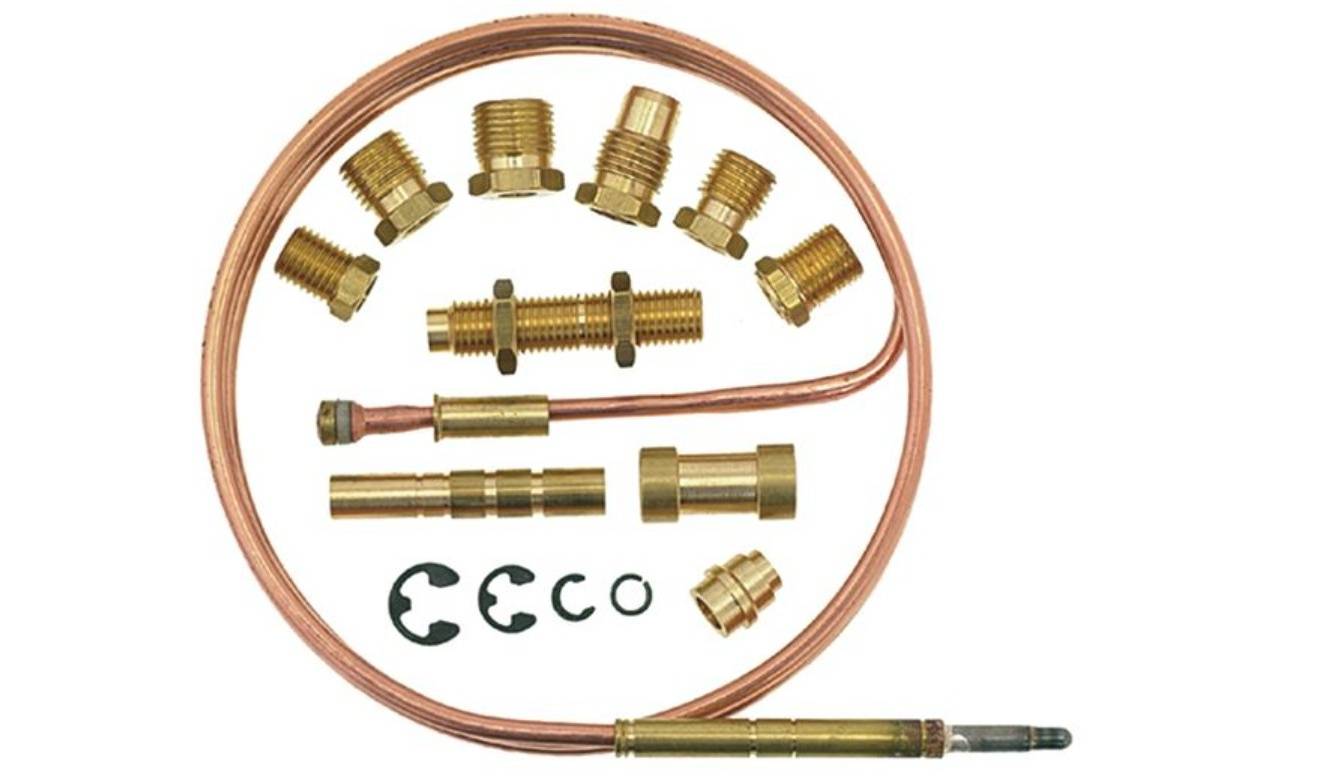 TERMOCOPPIA PER CUCINA A GAS / FORNO / STUFA / CALDAIA UNIVERSALE LUNGA CM 100-1