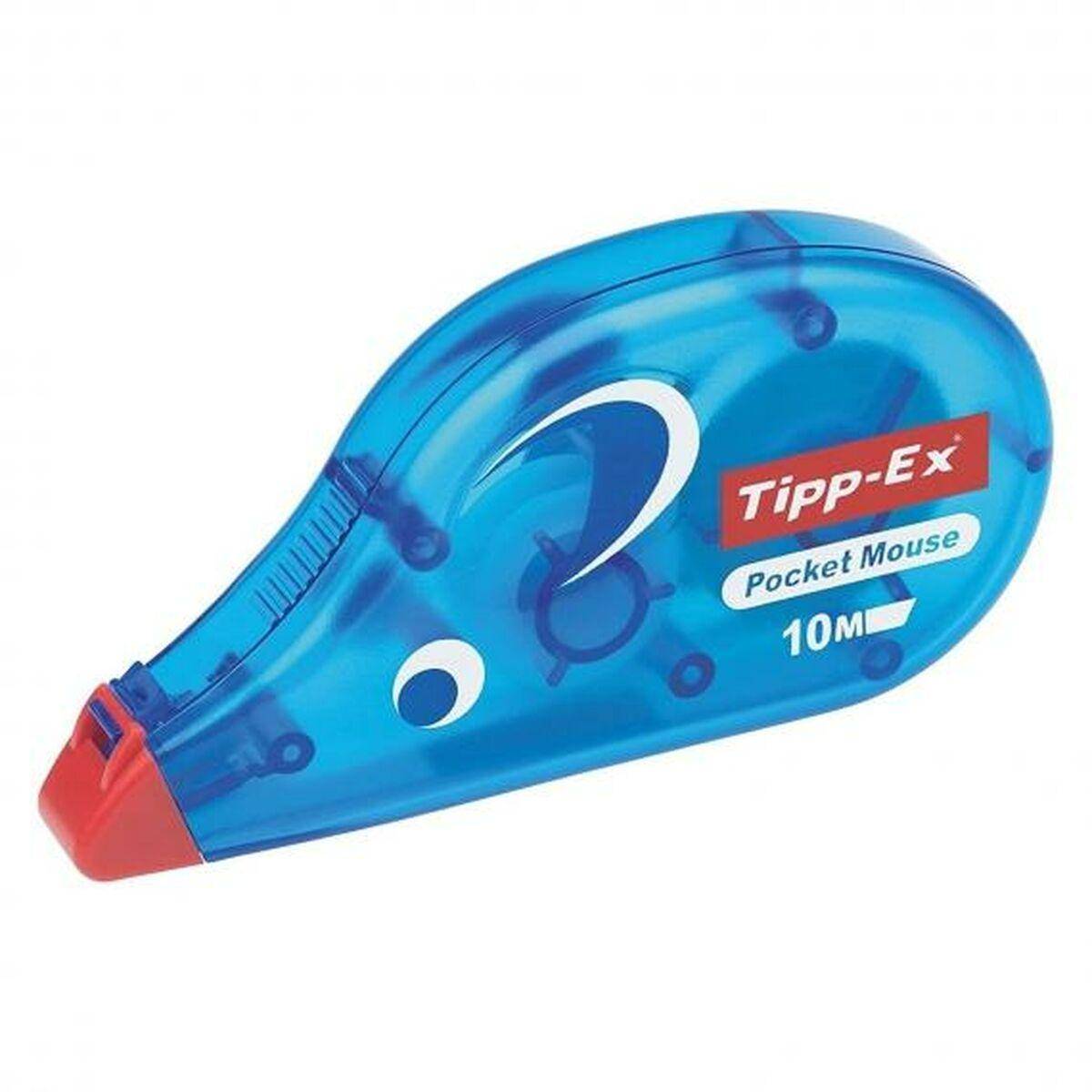 Correttore a Nastro TIPP-EX Pocket Mouse Azzurro Bianco (10 Pezzi) (10 Unità )-0