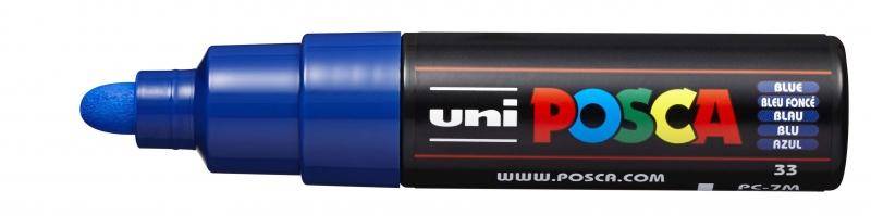 Uni Posca Marcatore di vernice a base d'acqua -PC-7M Blu 4,5-5,5mm-0