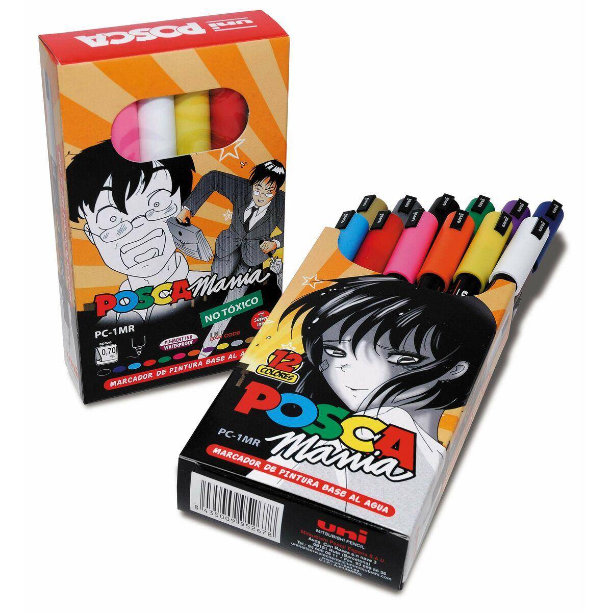 Set di Pennarelli Uni-Ball Posca Mania PC-1MR Multicolore-0