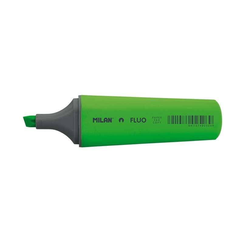 MILAN FlORESCENT MARKER - Punto smusso 1 - 4,8 mm - colore verde-0