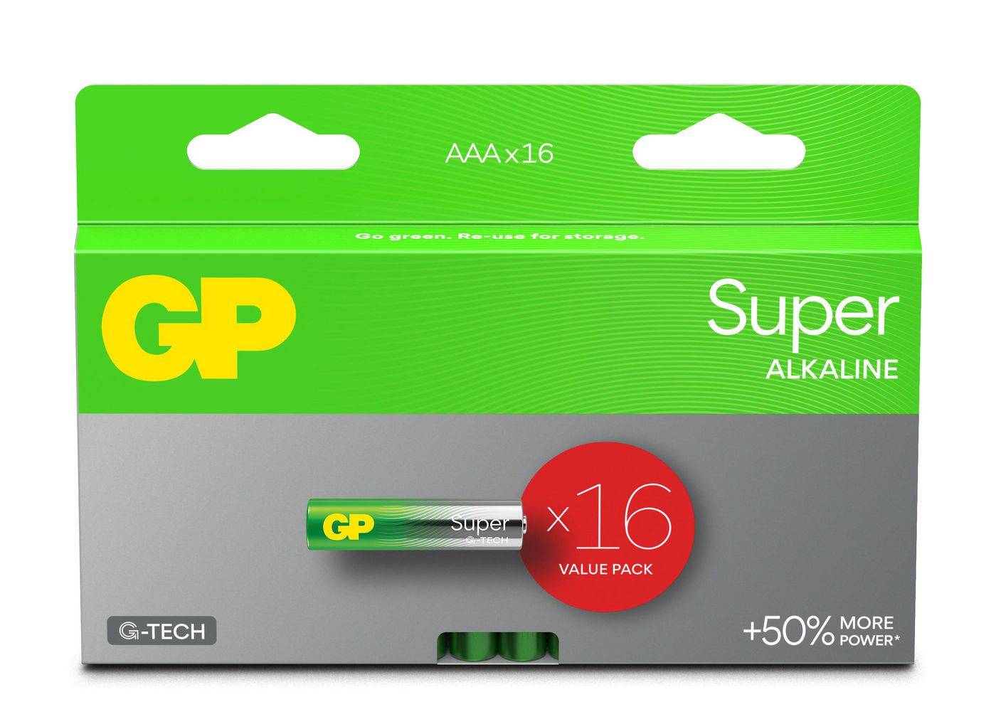 GP Super Alkaline Battery, Size AAA, L-0