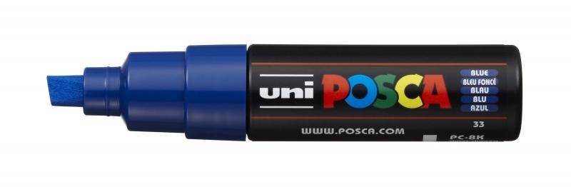 Uni Posca Marcatore di vernice a base d'acqua - PC-8K Blu 8,0 mm-0