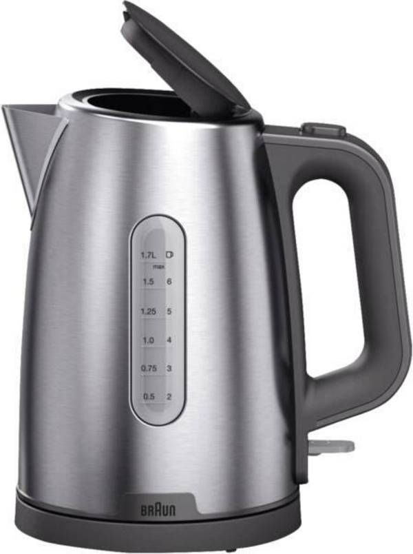 Braun WK 1500 GY bollitore elettrico 1,7 L 2200 W Grigio, Acciaio inox