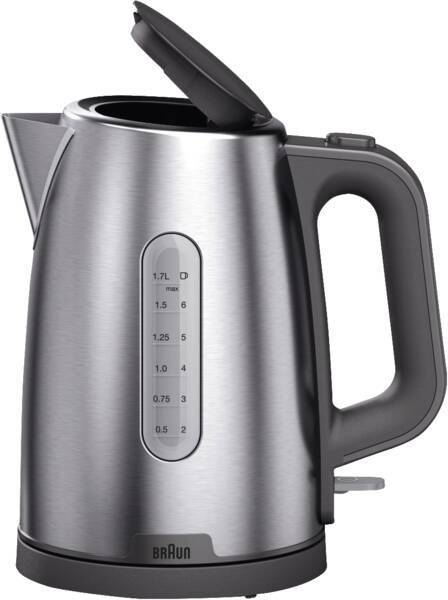 Braun WK 1500 GY bollitore elettrico 1,7 L 2200 W Grigio, Acciaio inox-0