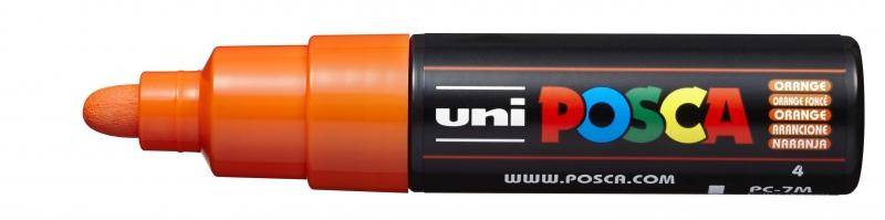 Uni Posca Marcatore di vernice a base d'acqua - Arancione PC-7M 4,5-5,5mm-0