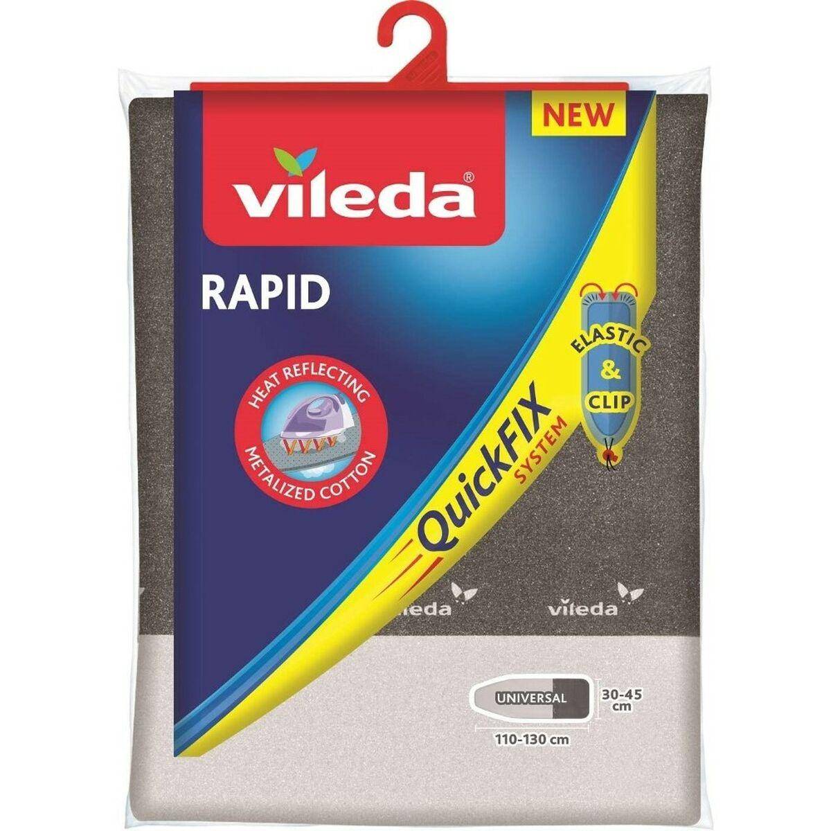 Copri asse da stiro Vileda Rapid Quick fix 135 cm Grigio-0