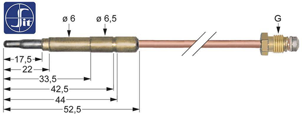 TERMOCOPPIA PER APPARECCHI A GAS SIT 2111641 M9x1 850 mm-1