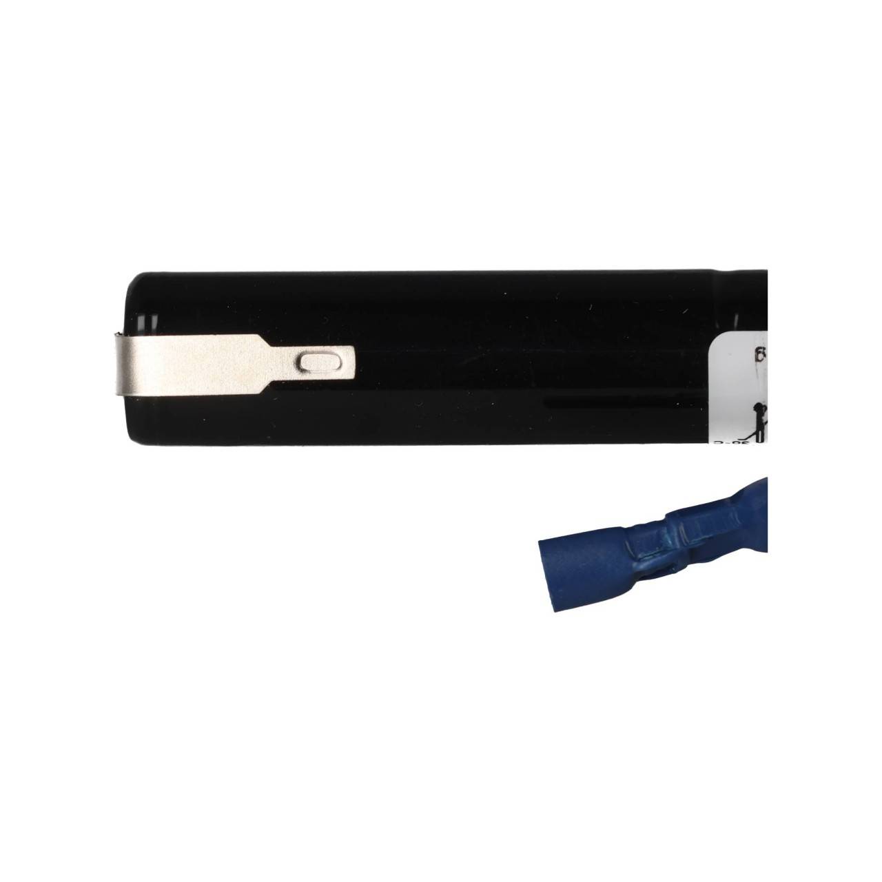 Batteria da 3,6 Volt per illuminazione di emergenza e sicurezza, 2200 mAh, 150x15 mm, formato AA, terminale positivo...-2