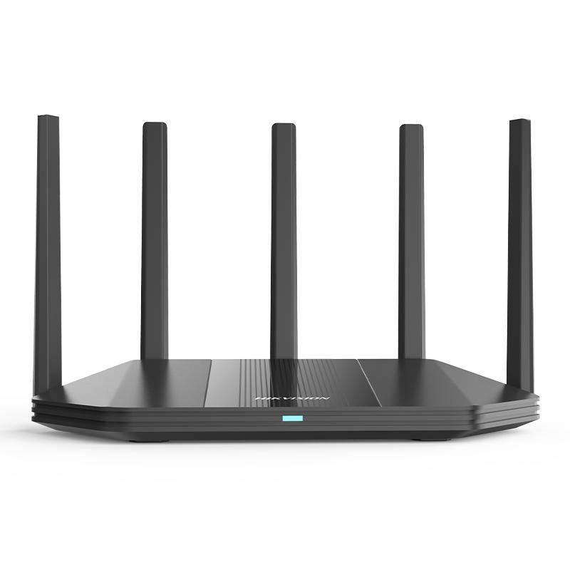 Hikvision router wifi 6 5ghz 1201mbps + 2.4ghz 574mbps 3x1000mbps lan port 1x1000mbps wan port-0