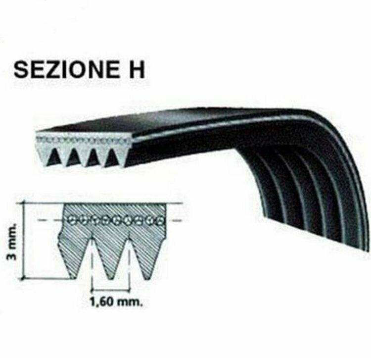 cinghia lavatrice rigata poly v 1287 h8 el electrolux 1326721006 whirlpool-1