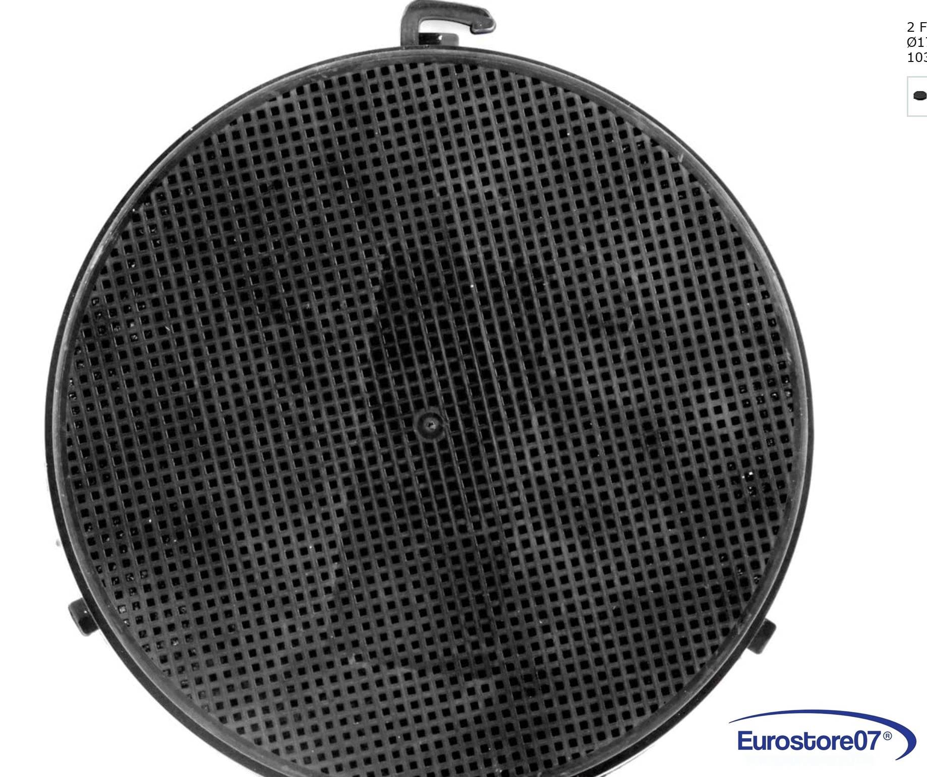 1 filtro carboni attivi cappa falmec fk351 diametro cm 17 escluso i ganci f 53-0
