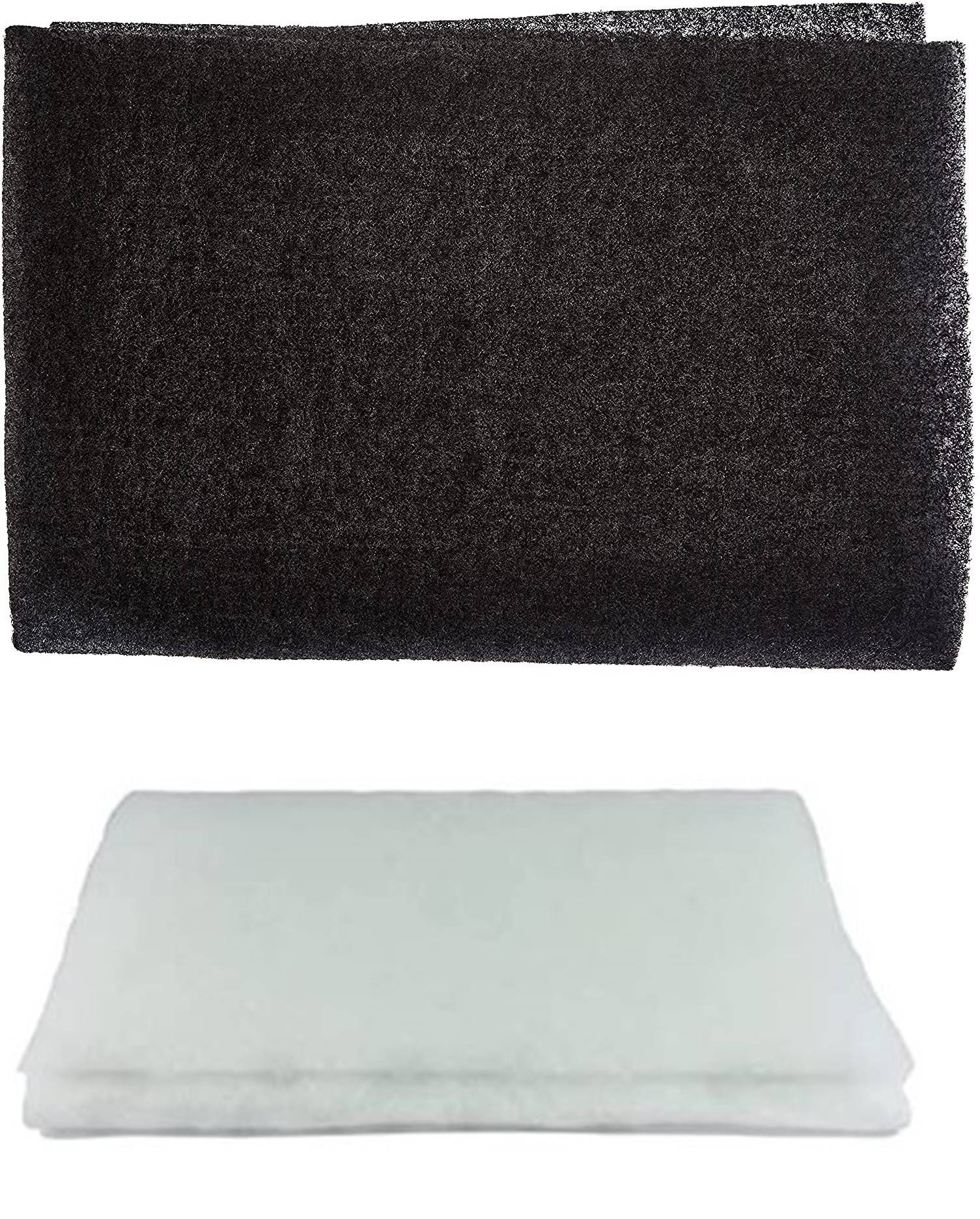 1 filtro cappa ai carboni attivi + filtro bianco cm 80 x 40 universale-0