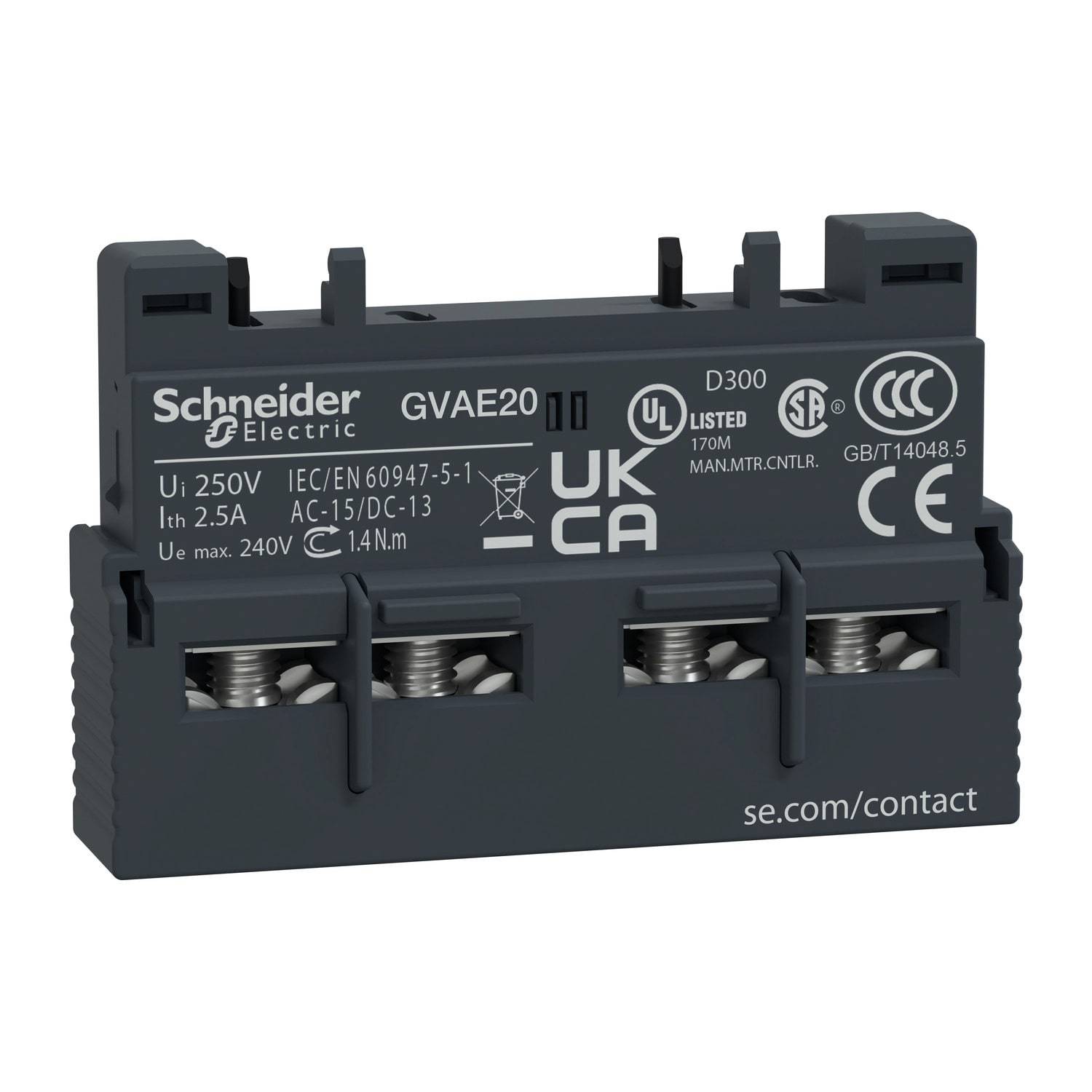 TeSys Deca - auxiliary contact - 2 NO-0