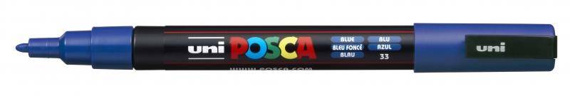 Uni Posca Marcatore a Base d'Acqua - PC-3M Blu 0,9-1,3 mm-0