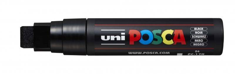 Uni Posca Marcatore a base d'acqua per pittura - PC-17K Nero 15,0 mm-0