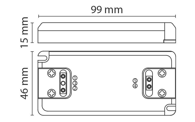 Driver LED - 24 W - Tensione Costante 24 V-1