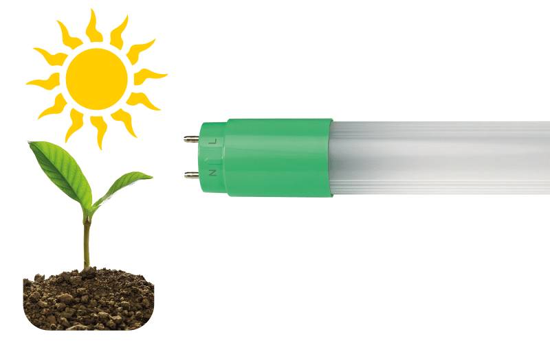 Tubo Led Fitostimolante 10w - 60cm 5000K-0