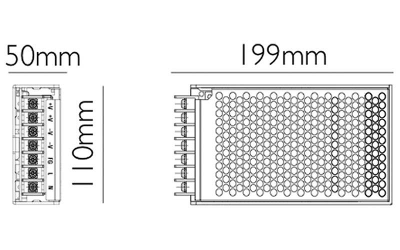 Driver LED - 250 W - Tensione Costante 24 V-0