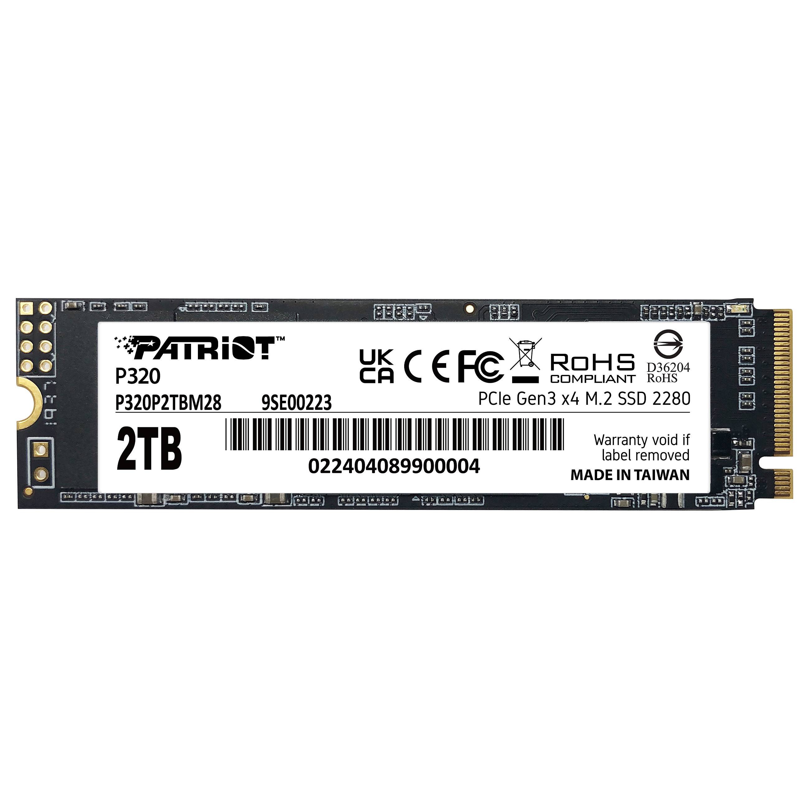 PATRIOT SSD Patriot 2TB M.2 P320 PCIe 3.0 NVME 3000/2200 (P320P2TBM28)-0
