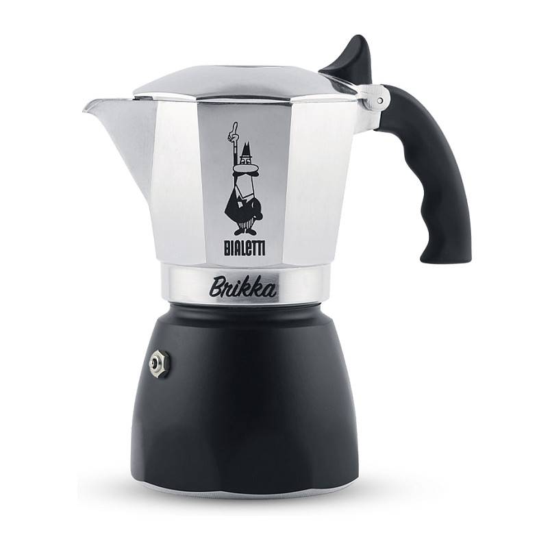 Caffettiera espresso Bialetti New Brikka 2023 4 tazze rossa-0